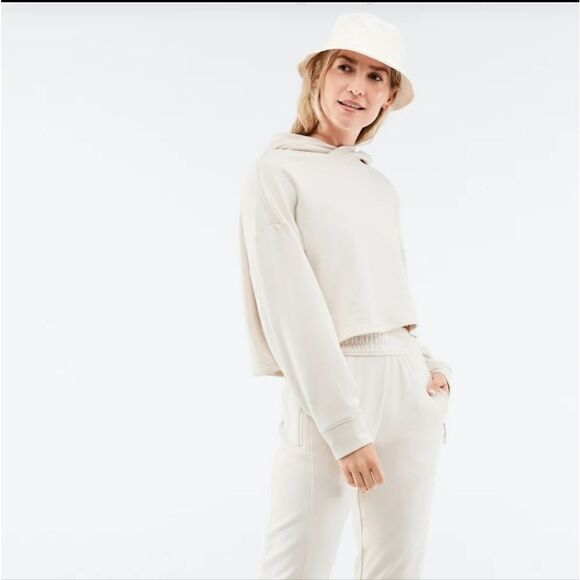 Fabletics Eco Conscious Cropped Hoodie Pullover - Picture 1 of 8